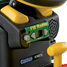 Radio FM, giocattolo cavalcabile a batteria ricaricabile per bambini