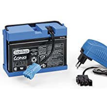 Batteria e caricabatteira, giocattolo cavalcabile a batteria ricaricabile per bambini
