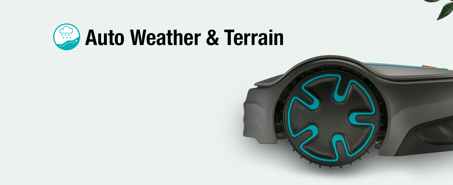robot rasaerba, silenzioso, Gardena, sileno, giradino, auto weather and terrain