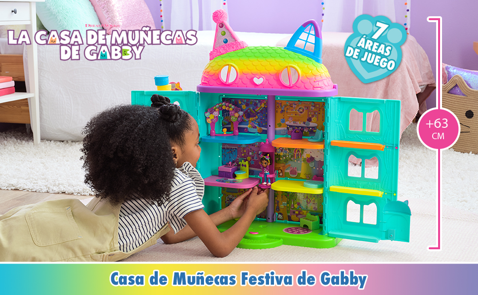 Gabby's Dollhouse, La Casa de Mu&ntilde;ecas de Gabby, Casa Festiva, Gabby gato