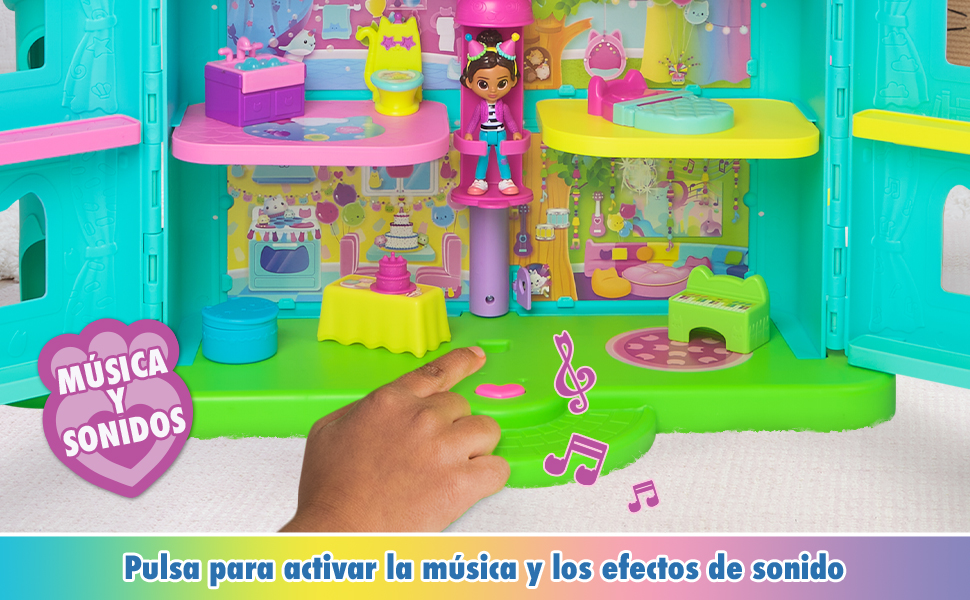 Gabby's Dollhouse, La Casa de Mu&ntilde;ecas de Gabby, Casa Festiva, Gabby gato