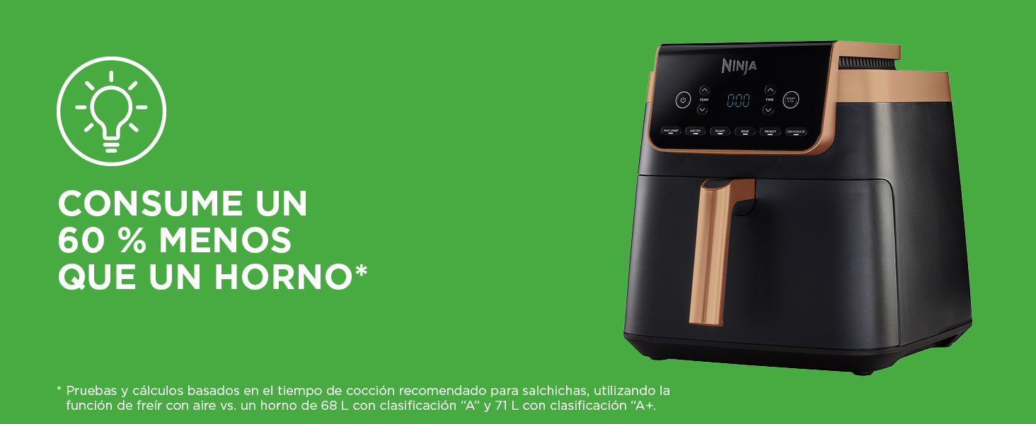 Ninja MAX PRO Freidora de aire, 6,2L