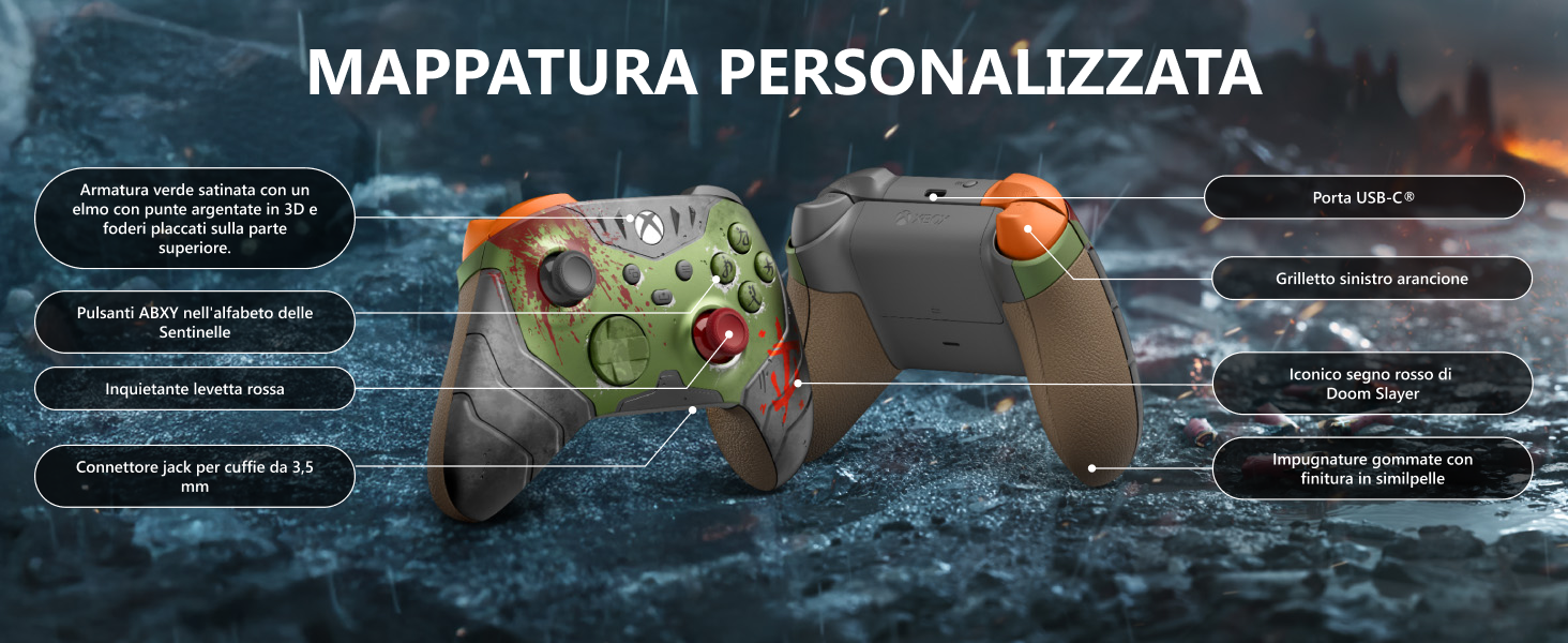 Xbox Wireless Controller DOOM LE