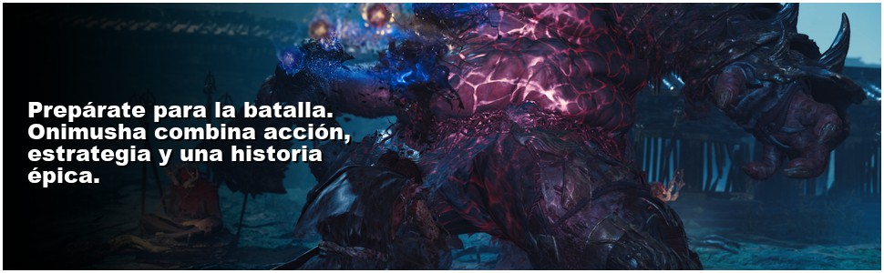 El texto dice &laquo;Prep&aacute;rate para brillar Ominexel Combina acci&oacute;n, estrategia y una historia&raquo; (espa&ntilde;ol). Escena submarina oscura con iluminaci&oacute;n azul y silueta de barco visible.
