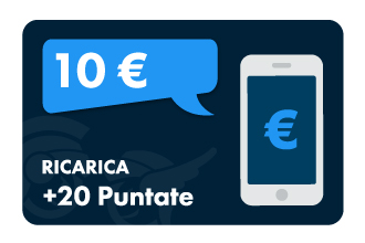 10&euro; Ricarica Tel. +20 P