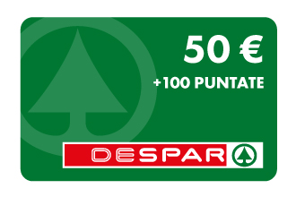 50&euro; Despar &plus;100P