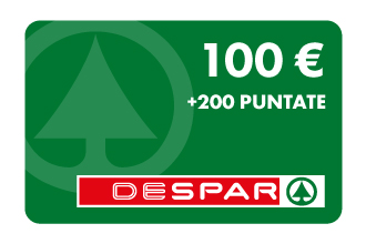 100&euro; Despar &plus;200P