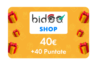 40&euro; Bidoo Shop &plus; 40 pt