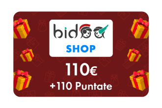 110&euro; Bidoo Shop &plus; 110 pt