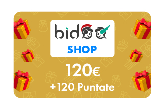120&euro; Bidoo Shop &plus; 120 pt