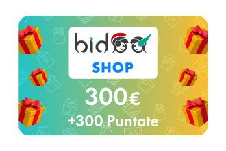 300&euro; Bidoo Shop &plus; 300 pt