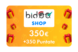 350&euro; Bidoo Shop &plus; 350 pt