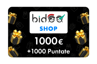 1000&euro; Bidoo Shop &plus; 1000 pt