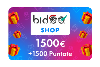 1500&euro; Bidoo Shop &plus; 1500 pt