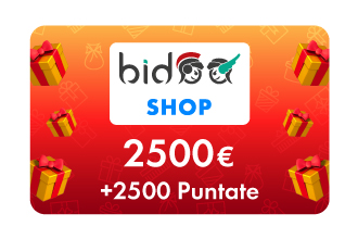 2500&euro; Bidoo Shop &plus; 2500 pt