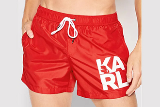 Karl Lagerfeld Costume Uomo Rosso