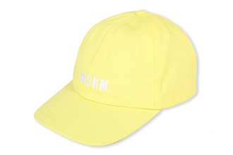 MSGM Kids Cappello con Visiera Giallo