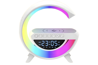 4 en 1 Lámpara Speaker Cargador y Despertador