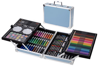 Set Artistico 145 Pezzi con Valigia Blu