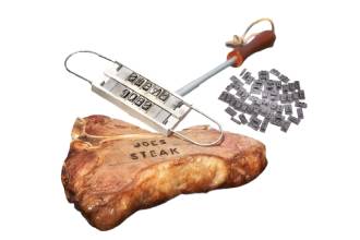 Stampo per Carne con Lettere Intercambiabili