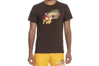 Iceberg T Shirt con Stampa Logo