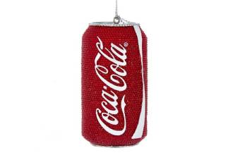 Kurt S. Adler Lattina Coca Cola Glitter
