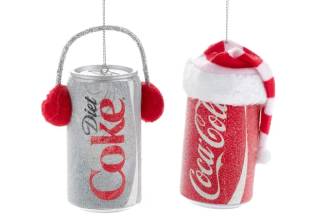 Kurt Adler Lattina Coca-Cola Glitter