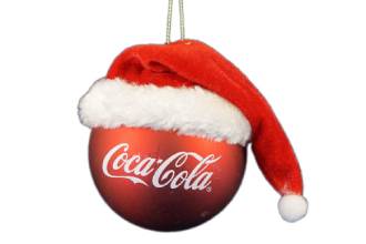 Kurt S. Adler Bola de Coca-Cola con Gorro