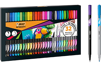 BIC Intensity Set 32 Pennarelli