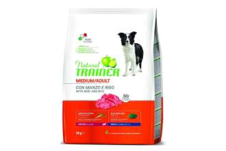 Natural Trainer Dog Adult Medium Manzo