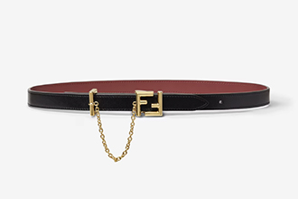 Fendi Cintura FF reversibile donna