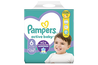 Pampers Baby-Dry Taglia 6 56 Pezzi