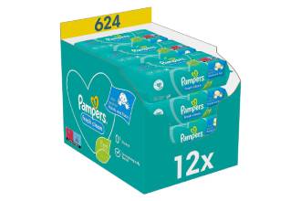 Pampers Fresh Clean Salviette 624 Pezzi