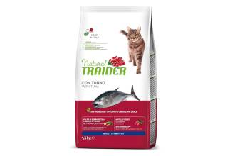 Natural Trainer Cibo per Gatti con Tonno 1.5 kg