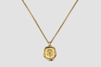 Gucci Collana con pendente stemma