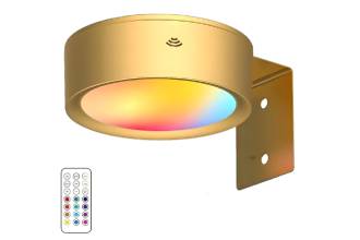 Applique LED RGB con Telecomando Gold