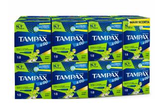 Tampax & Go Assorbenti 12x18 pezzi