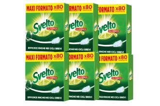 Svelto Lavastoviglie 6x80 Pastiglie