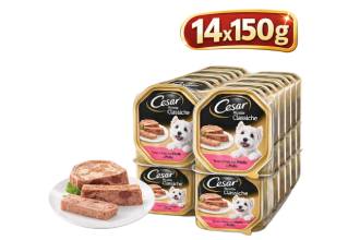 Cesar Bandeja de Ternera/Pollo 14x150 g