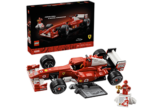 Lego Ferrari F2004 e Michael Schumacher