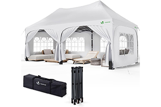Gazebo Plegable 6 Laterales 3x6m