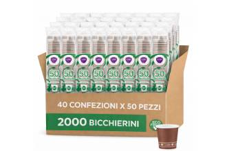 Clendy 2000 Bicchierini Caffe Bio 75ml