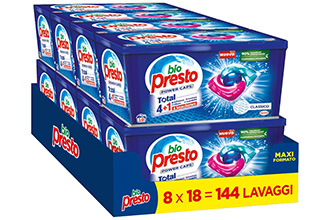 Bio Presto Power Caps 8x18 Lavaggi