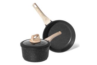 Set 3 Pezzi Padella e Casseruola