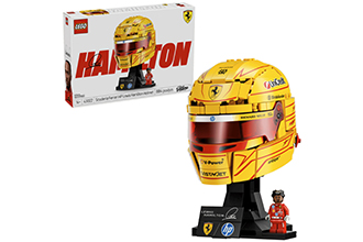 Lego Casco Lewis Hamilton Ferrari