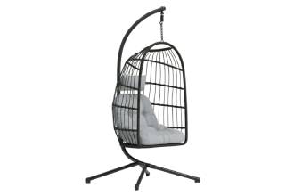 Silla Huevo Suspendida con Soporte