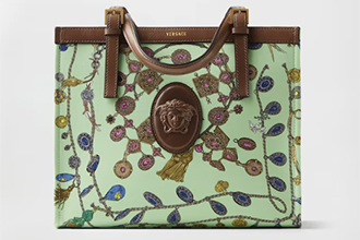 Versace Rivi&egrave;re Shopper in Tela