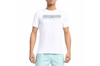 Bikkembergs Swimwear Camiseta Blanca