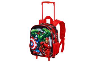 Marvel The Avengers Zaino 3D con Ruote