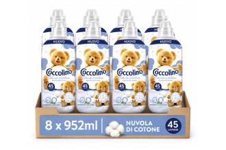 Coccolino Suave Algodón 8x952ml 45 Lavados